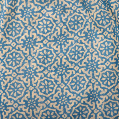 Pantalon TULSI cigarette 7/8 en voile de coton imprimé