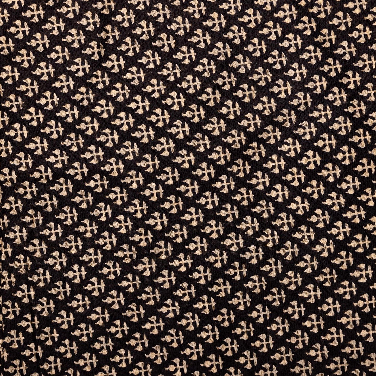 Pantalon AMITA coupe droite en voile de coton imprimé